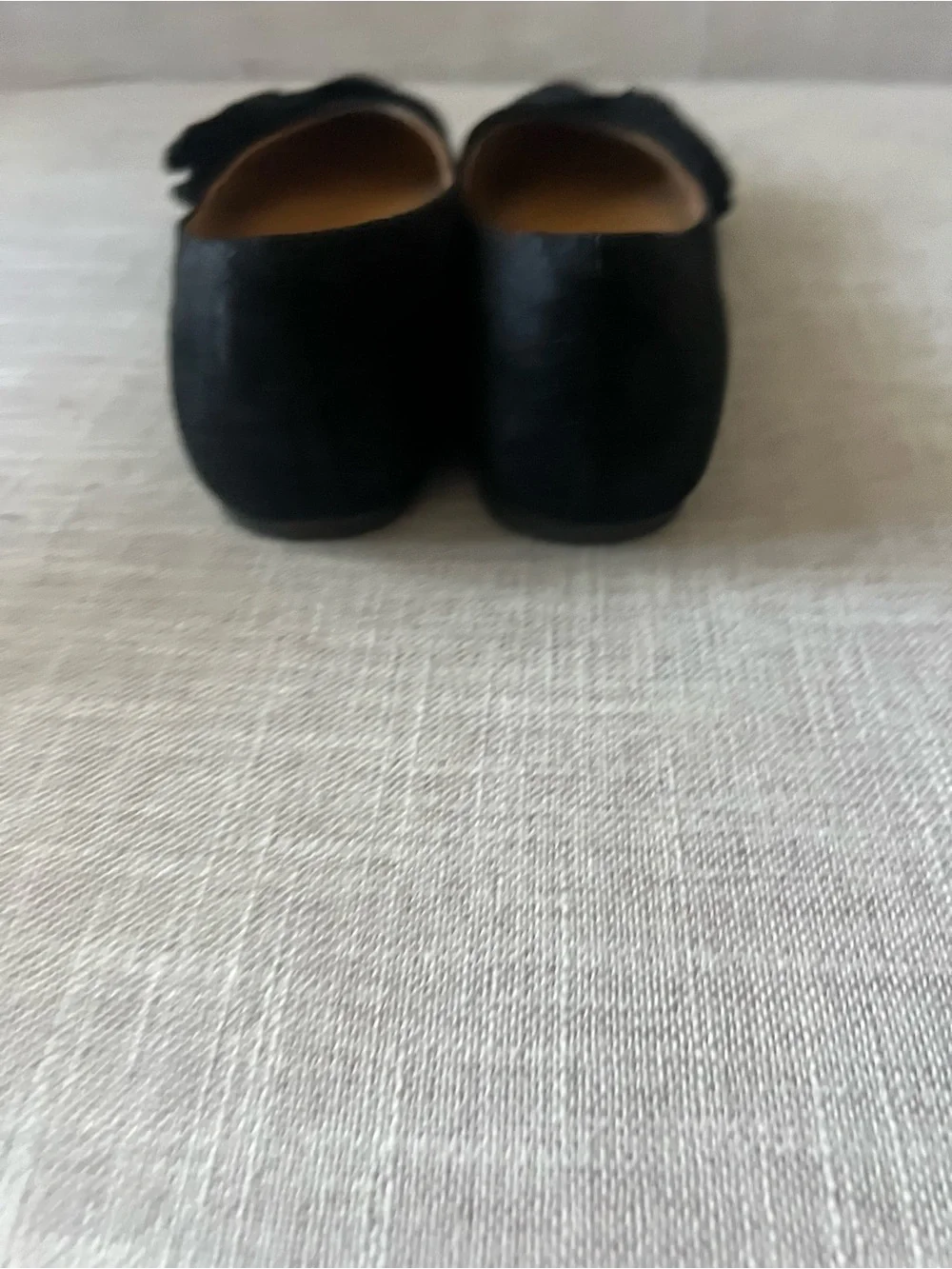 Report Black Womens 6.5 pointed-Toe Bow office casual dressy ballet Flats